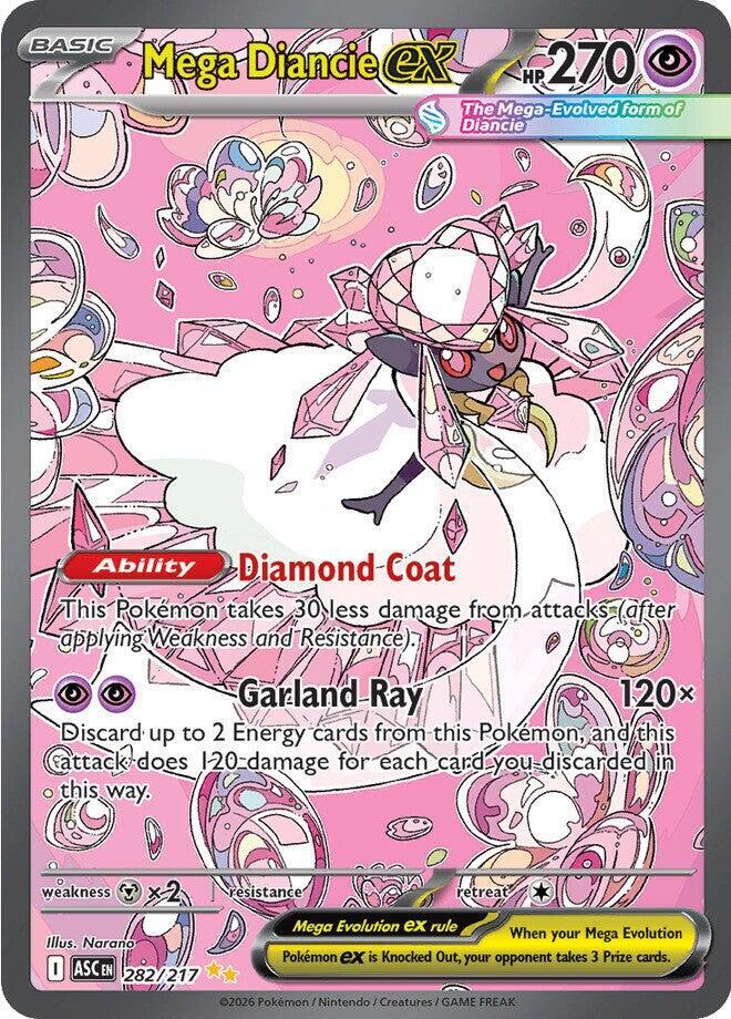 Mega Diancie ex - 282/217 [ME: Ascended Heroes]