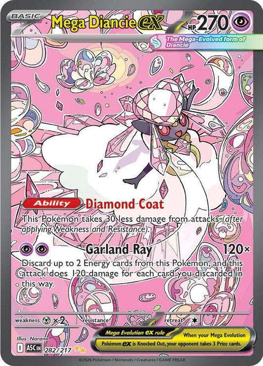 Mega Diancie ex - 282/217 [ME: Ascended Heroes]