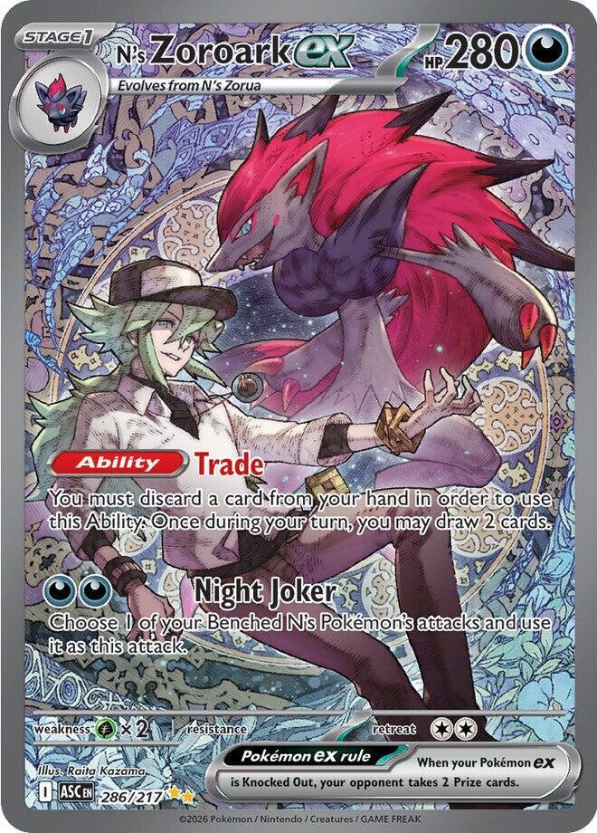 N's Zoroark ex - 286/217 [ME: Ascended Heroes]