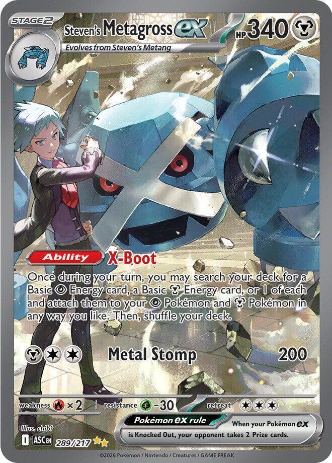 Steven's Metagross ex (289/217) [ME: Ascended Heroes]