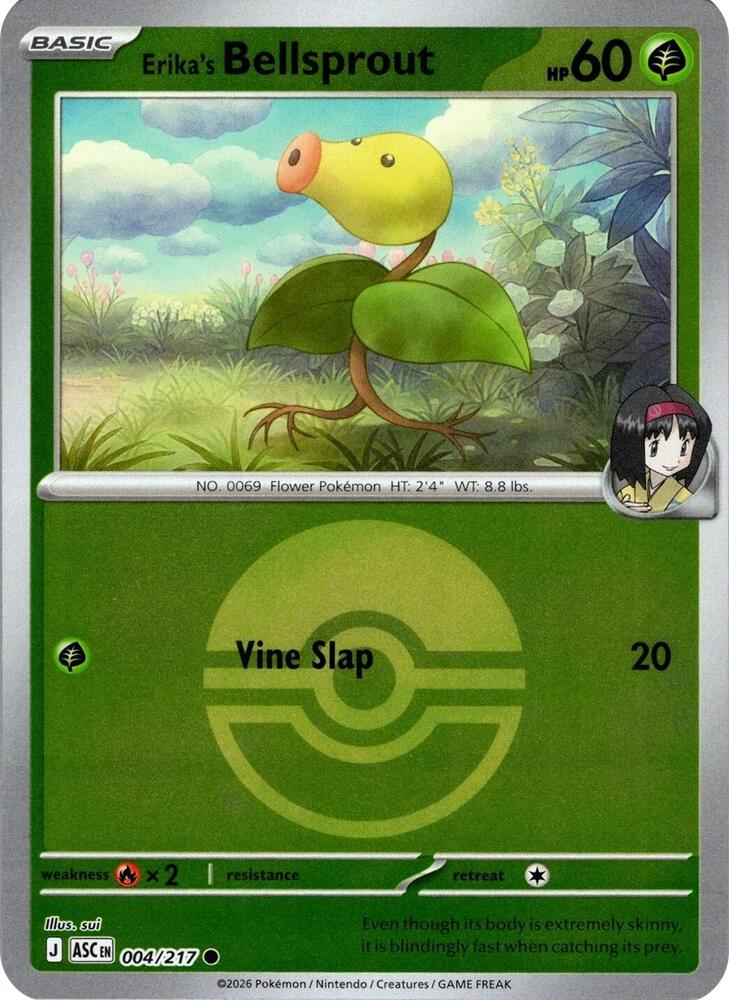 Erika's Bellsprout (Poke Ball) (004/217) [ME: Ascended Heroes]