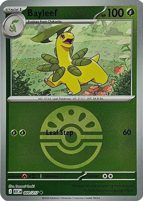 Bayleef (Friend Ball) (009/217) [ME: Ascended Heroes]