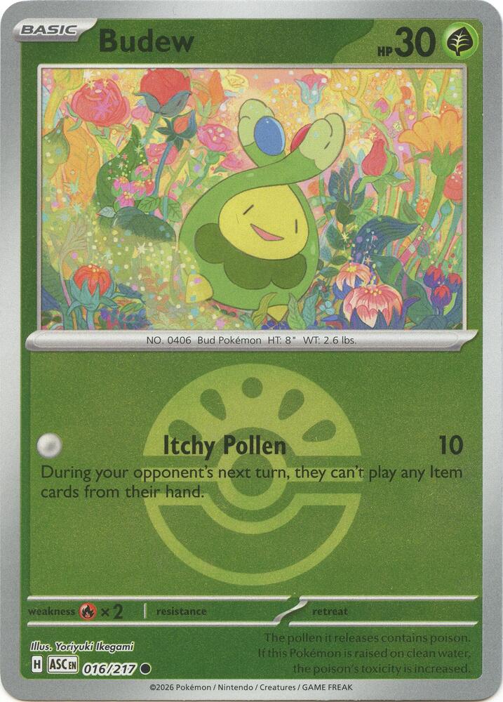 Budew - 016/217 (Friend Ball) [ME: Ascended Heroes]