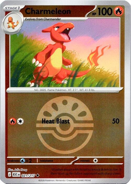 Charmeleon (Friend Ball) (021/217) [ME: Ascended Heroes]