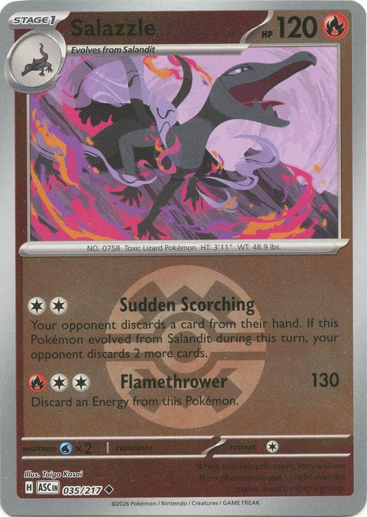 Salazzle - 035/217 (Quick Ball) [ME: Ascended Heroes]