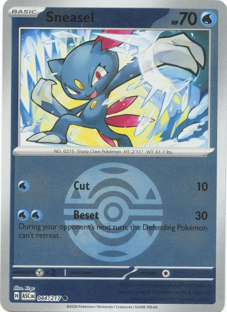 Sneasel (Dusk Ball) (044/217) [ME: Ascended Heroes]