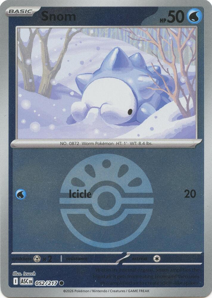 Snom (Friend Ball) (052/217) [ME: Ascended Heroes]