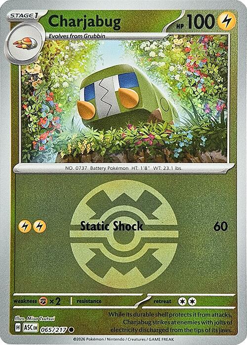 Charjabug (Quick Ball) (065/217) [ME: Ascended Heroes]