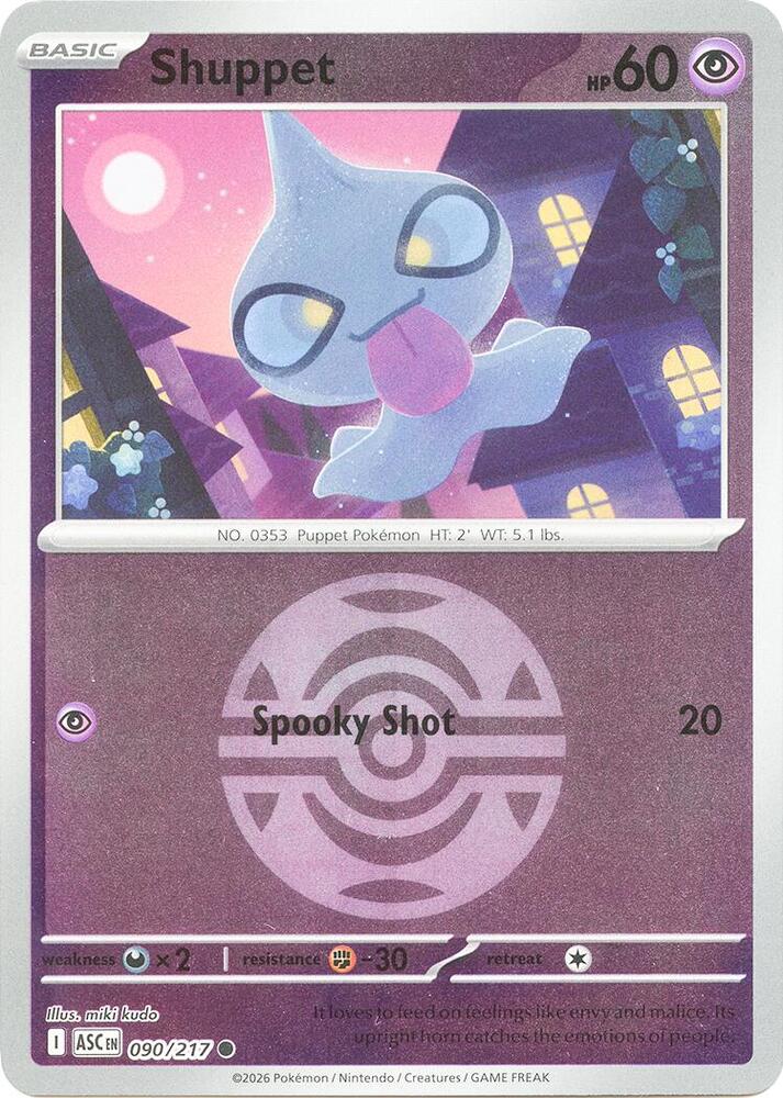 Shuppet (Dusk Ball) (090/217) [ME: Ascended Heroes]