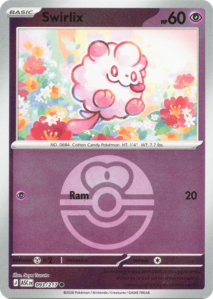 Swirlix (Love Ball) (093/217) [ME: Ascended Heroes]