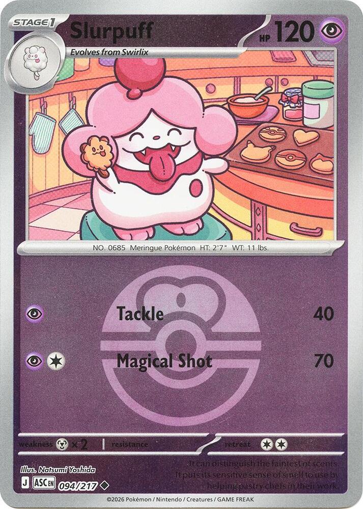 Slurpuff - 094/217 (Love Ball) [ME: Ascended Heroes]