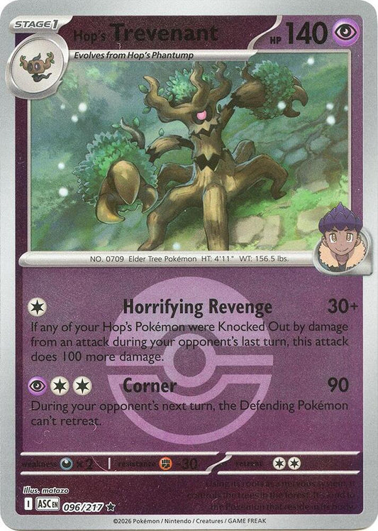 Hop's Trevenant - 096/217 (Poke Ball) [ME: Ascended Heroes]