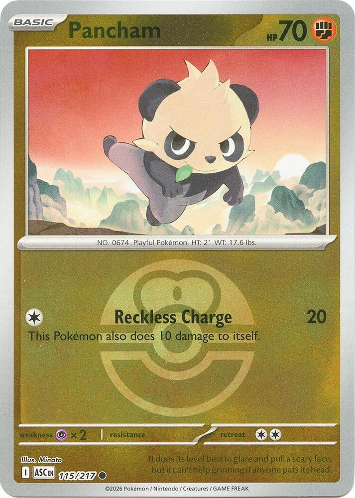 Pancham (Love Ball) (115/217) [ME: Ascended Heroes]
