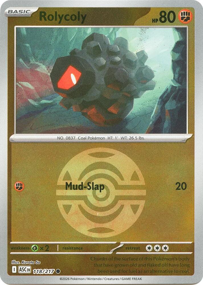 Rolycoly (Dusk Ball) (118/217) [ME: Ascended Heroes]