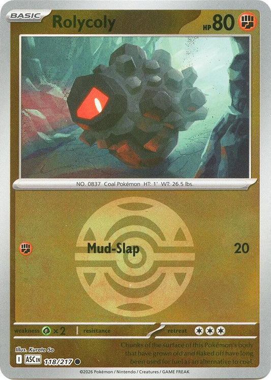 Rolycoly (Dusk Ball) (118/217) [ME: Ascended Heroes]