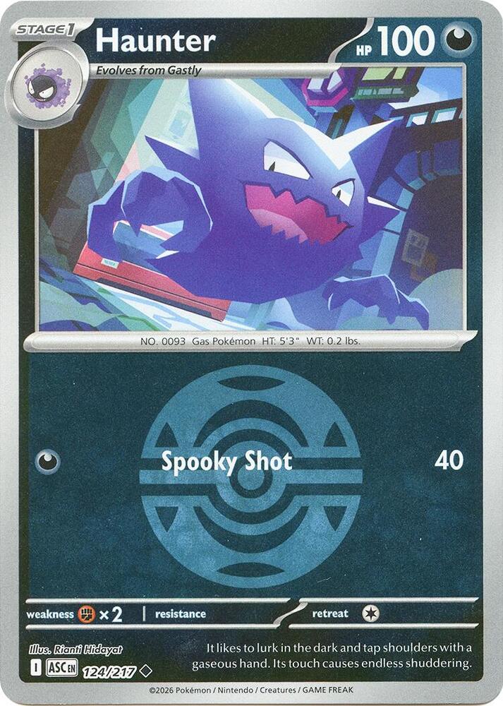 Haunter (Dusk Ball) (124/217) [ME: Ascended Heroes]