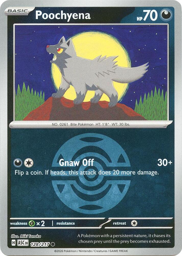 Poochyena (Dusk Ball) (128/217) [ME: Ascended Heroes]