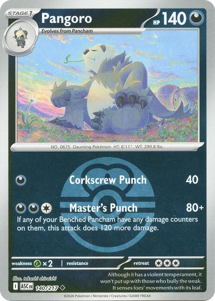 Pangoro (Love Ball) (140/217) [ME: Ascended Heroes]
