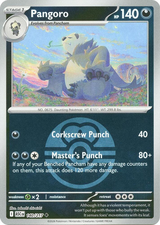 Pangoro (Love Ball) (140/217) [ME: Ascended Heroes]