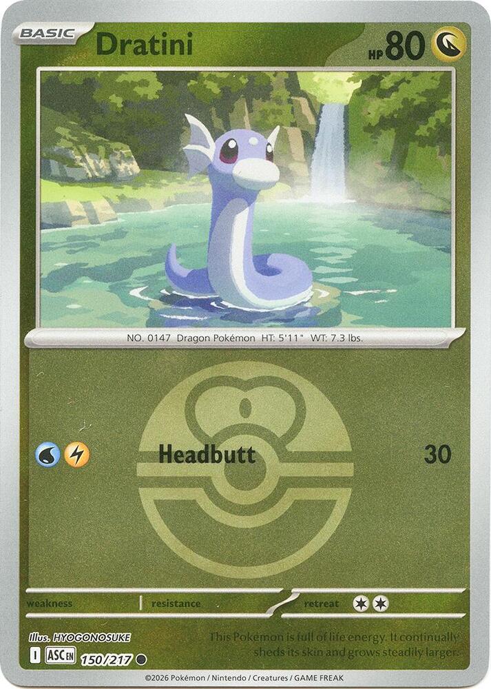 Dratini (Love Ball) (150/217) [ME: Ascended Heroes]