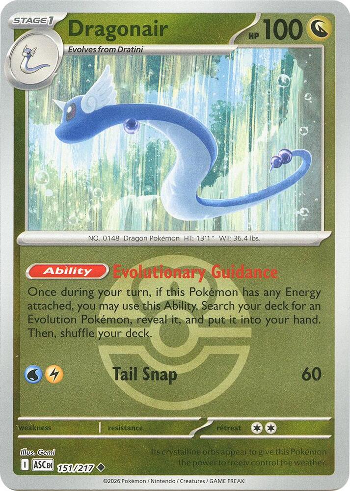 Dragonair (Love Ball) (151/217) [ME: Ascended Heroes]