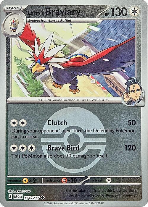 Larry's Braviary (Poke Ball) (174/217) [ME: Ascended Heroes]