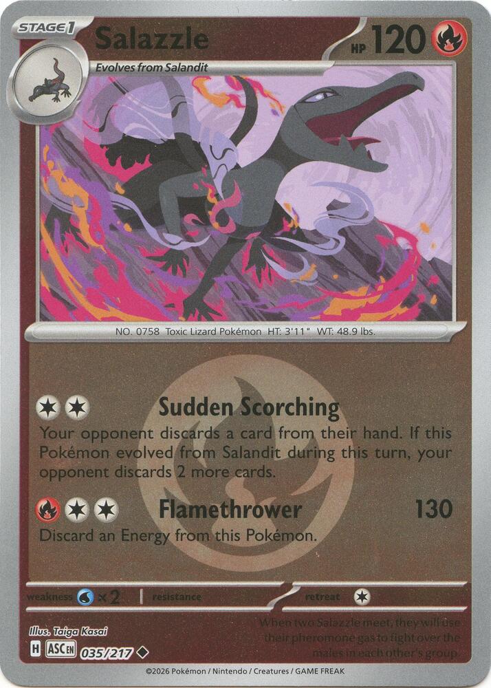 Salazzle - 035/217 (Energy Symbol Pattern) [ME: Ascended Heroes]