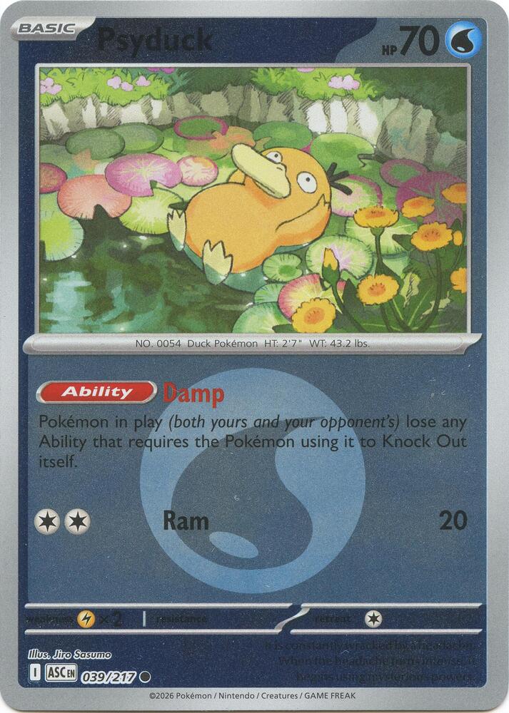 Psyduck - 039/217 (Energy Symbol Pattern) [ME: Ascended Heroes]