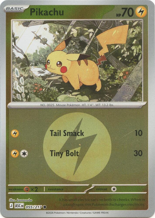 Pikachu (Energy Symbol Pattern) (055/217) [ME: Ascended Heroes]