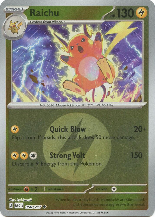 Raichu (Energy Symbol Pattern) (056/217) [ME: Ascended Heroes]