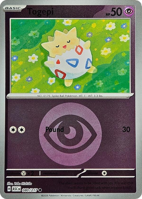 Togepi (Energy Symbol Pattern) (080/217) [ME: Ascended Heroes]