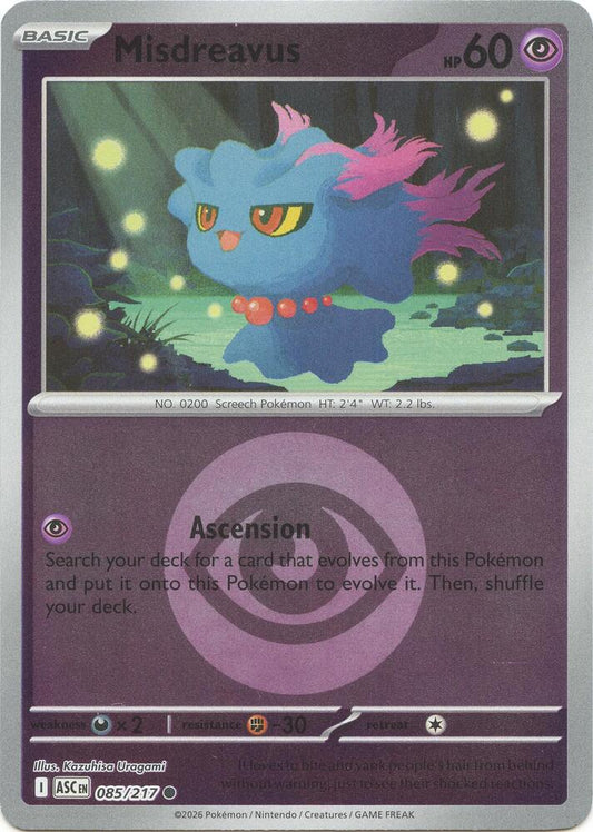 Misdreavus - 085/217 (Energy Symbol Pattern) [ME: Ascended Heroes]