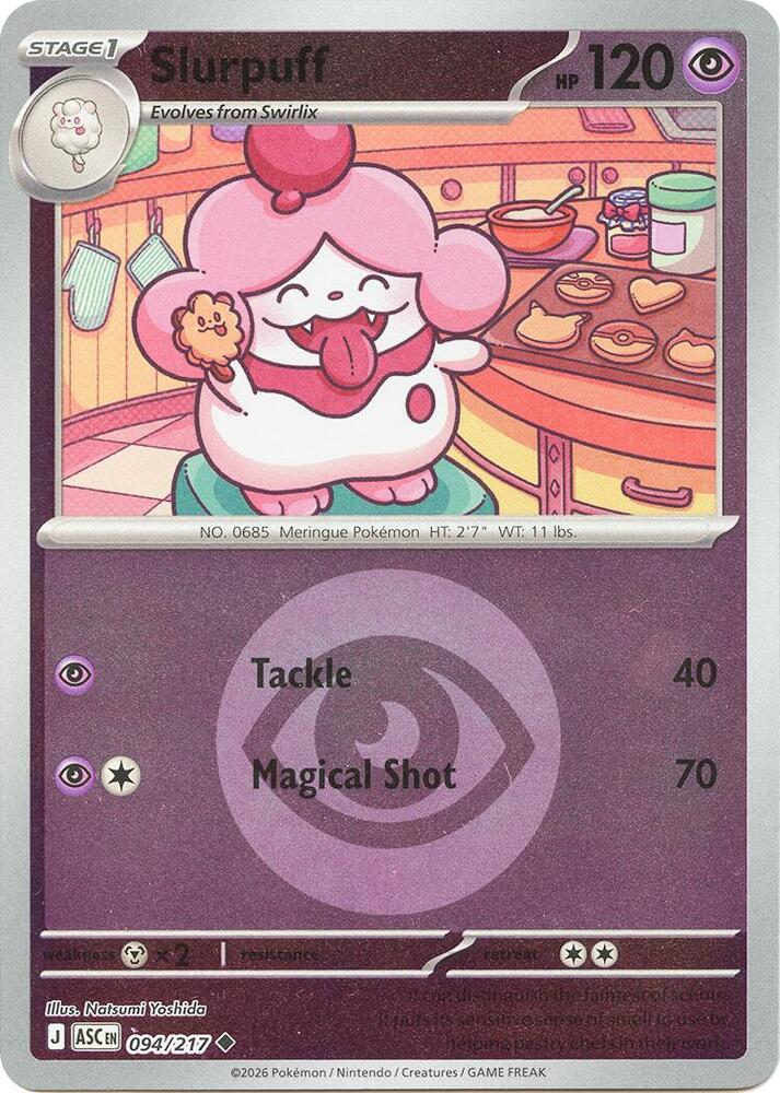 Slurpuff - 094/217 (Energy Symbol Pattern) [ME: Ascended Heroes]