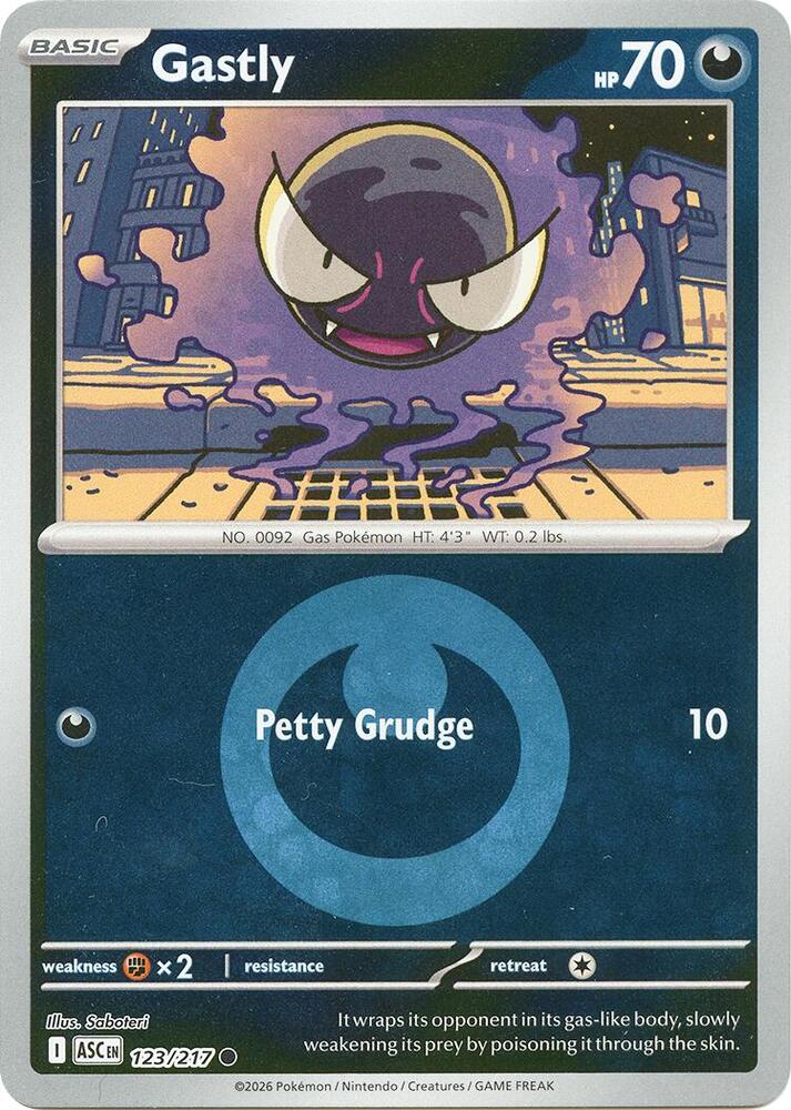 Gastly (Energy Symbol Pattern) (123/217) [ME: Ascended Heroes]