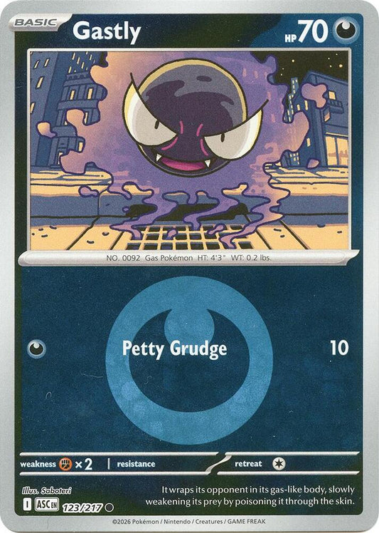 Gastly (Energy Symbol Pattern) (123/217) [ME: Ascended Heroes]