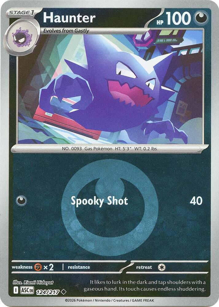 Haunter (Energy Symbol Pattern) (124/217) [ME: Ascended Heroes]