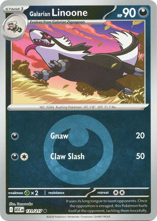 Galarian Linoone (Energy Symbol Pattern) (131/217) [ME: Ascended Heroes]
