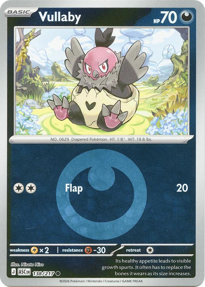 Vullaby (Energy Symbol Pattern) (138/217) [ME: Ascended Heroes]