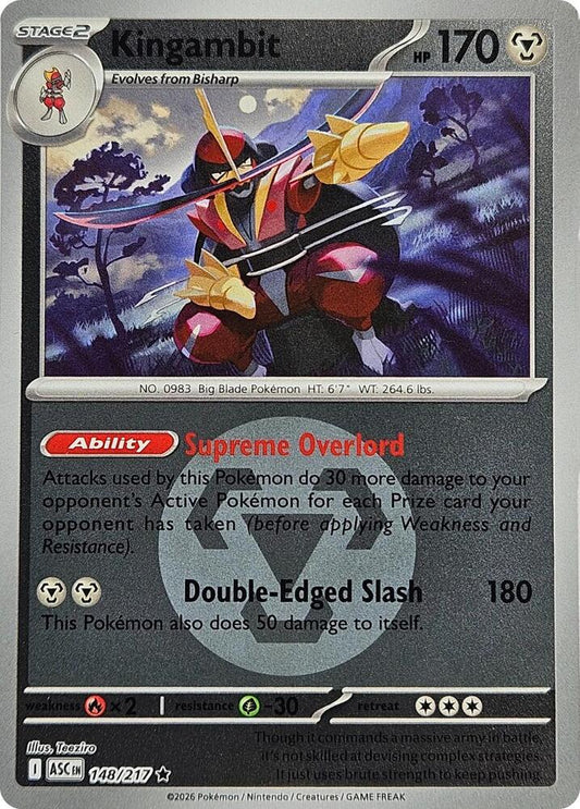 Kingambit (Energy Symbol Pattern) (148/217) [ME: Ascended Heroes]