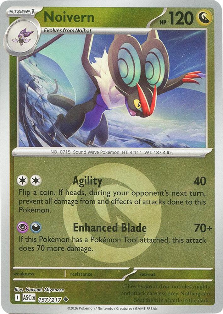 Noivern (Energy Symbol Pattern) (157/217) [ME: Ascended Heroes]