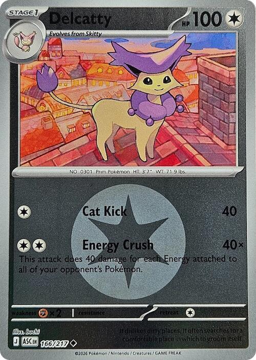 Delcatty (Energy Symbol Pattern) (166/217) [ME: Ascended Heroes]