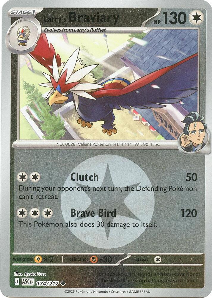 Larry's Braviary (Energy Symbol Pattern) (174/217) [ME: Ascended Heroes]