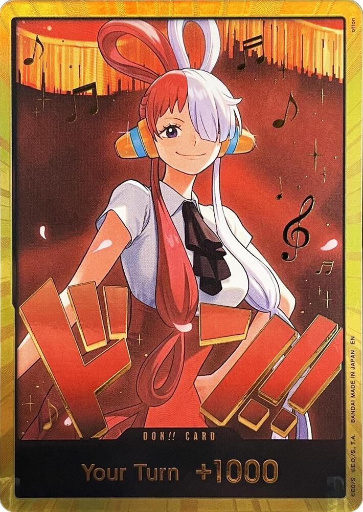 DON!! Card (Uta) (Gold) [Extra Booster: One Piece Heroines Edition]