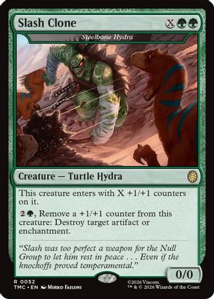 Slash Clone - Steelbane Hydra (TMC-052) - Commander: Teenage Mutant Ninja Turtles Foil