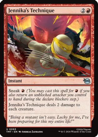 Jennika's Technique (TMT-093) - Teenage Mutant Ninja Turtles Foil