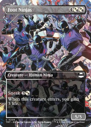 Foot Ninjas (Borderless) (TMT-209) - Teenage Mutant Ninja Turtles