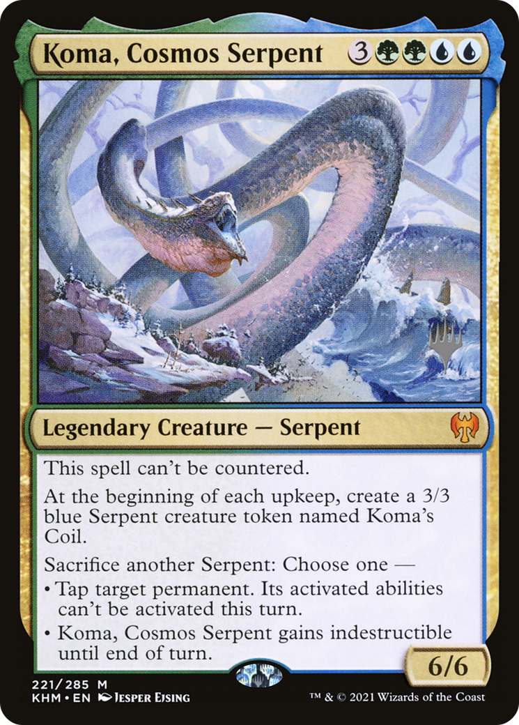 Koma, Cosmos Serpent [Kaldheim Promo Pack]