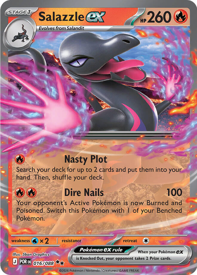 Salazzle ex - 016/088 [ME03: Perfect Order]