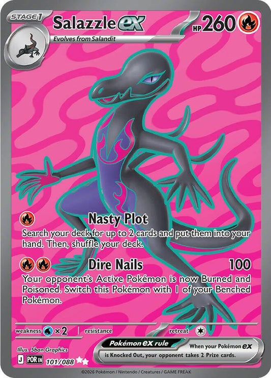 Salazzle ex - 101/088 [ME03: Perfect Order]