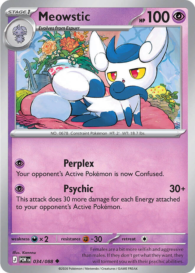Meowstic (034/088) [ME03: Perfect Order]